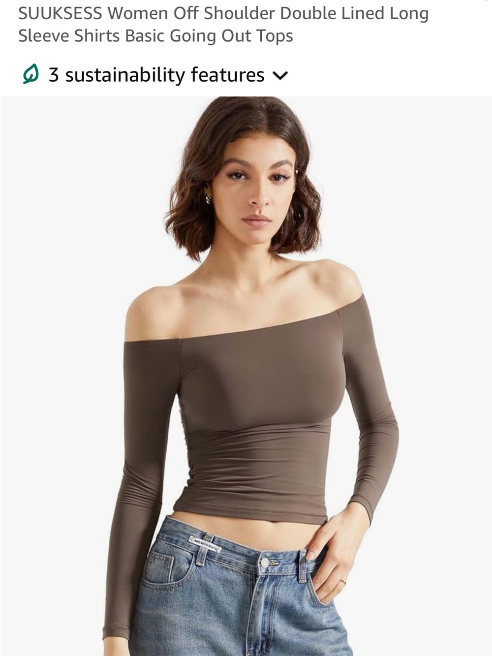 Women’s Off-Shoulder Long Sleeve Top